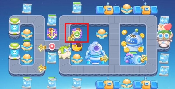 保衛(wèi)蘿卜4太空穿越第4關(guān)怎么過(guò)