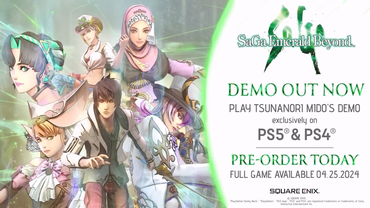 《沙加：Emerald Beyond》現(xiàn)已支持試玩 登陸多平臺