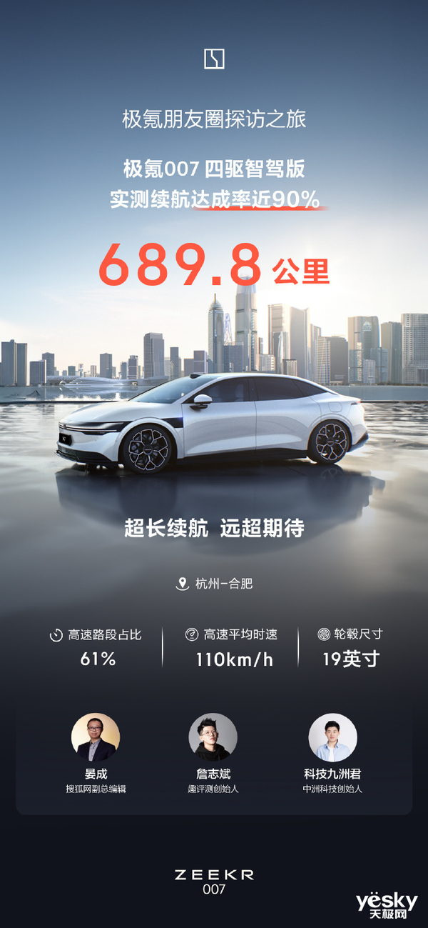 高管親測(cè)全新極氪001續(xù)航：電動(dòng)汽車?yán)m(xù)航焦慮這下煙消云散了