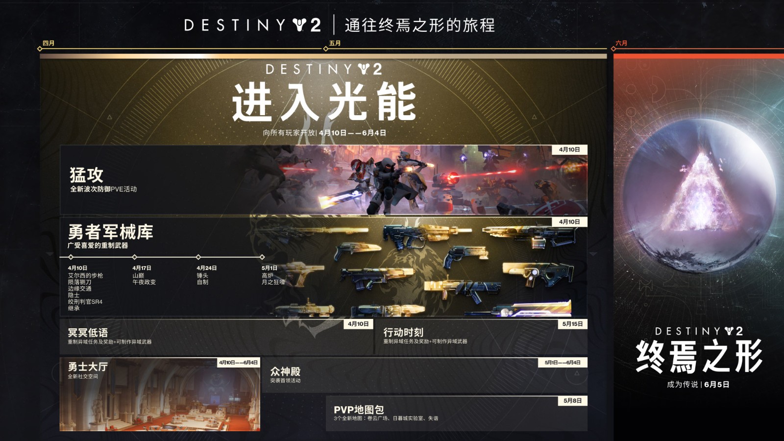 《命運(yùn)2》新資料片“終焉之形”6月5日上線