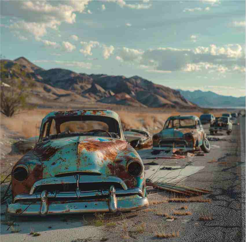 AI生成《輻射:新維加斯》電影版的樣子 畫面太美