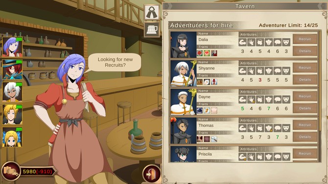 《我們的冒險家公會》登陸Steam 冒險家工會經(jīng)營戰(zhàn)斗