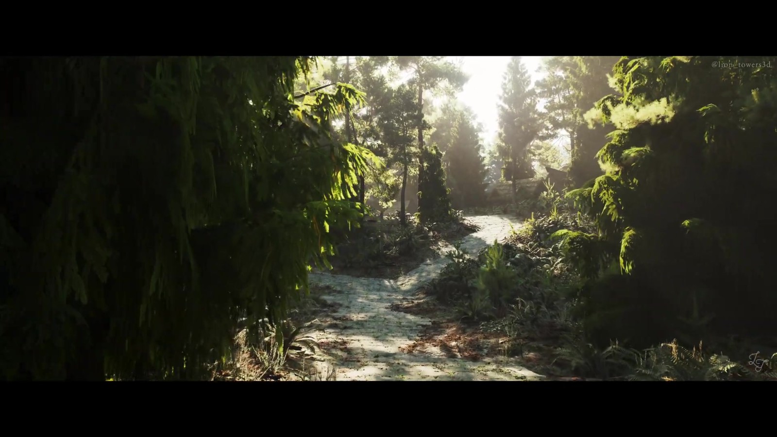 粉絲自制虛幻5《上古卷軸5》佛克瑞斯城場(chǎng)景