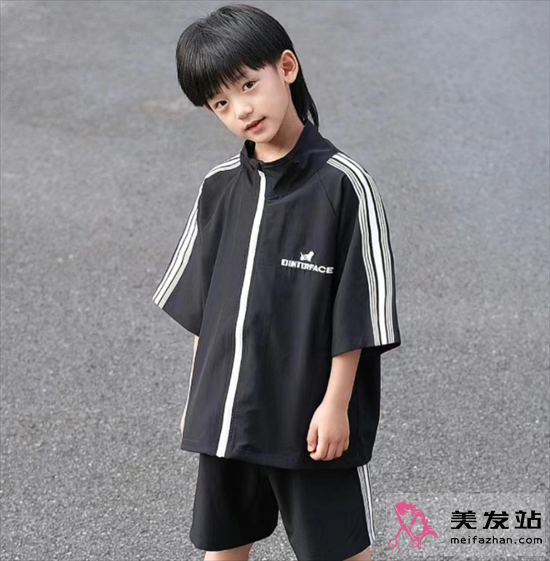 小男孩狼尾頭范本 小朋友超喜愛的