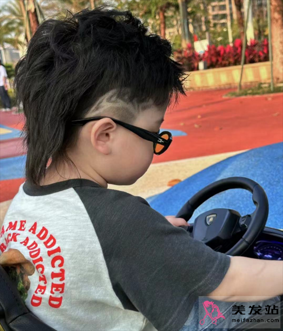 小男孩狼尾頭范本 小朋友超喜愛的