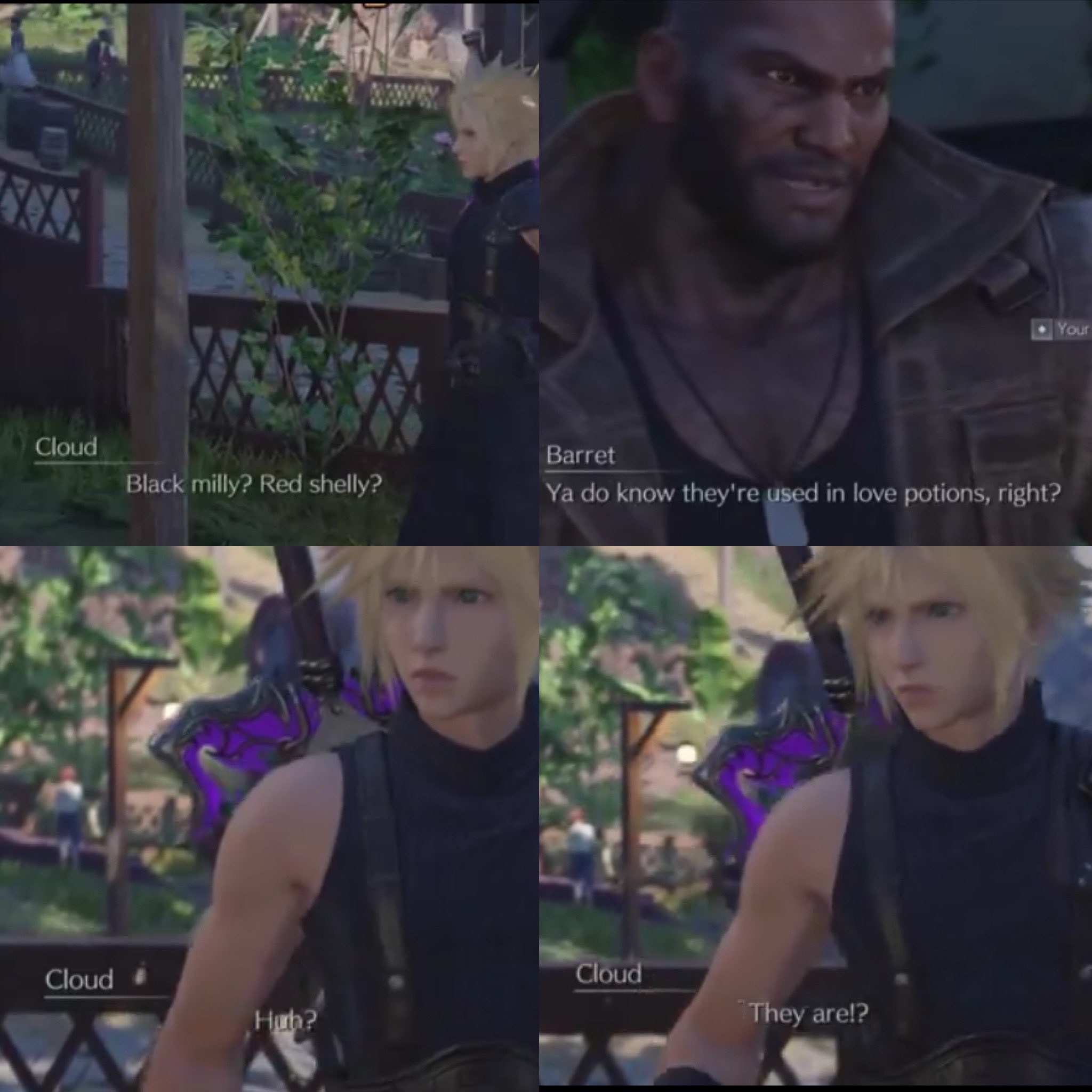 《最終幻想7 重生》透露 杰西原計劃要請克勞德吃含有愛情魔藥配方的披薩