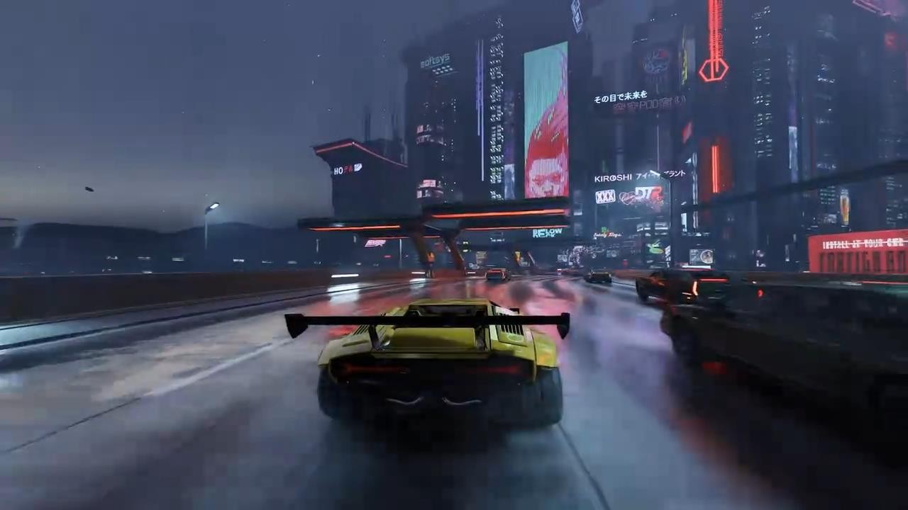 《賽博朋克2077》新路徑追蹤Mod演示 畫面太逼真