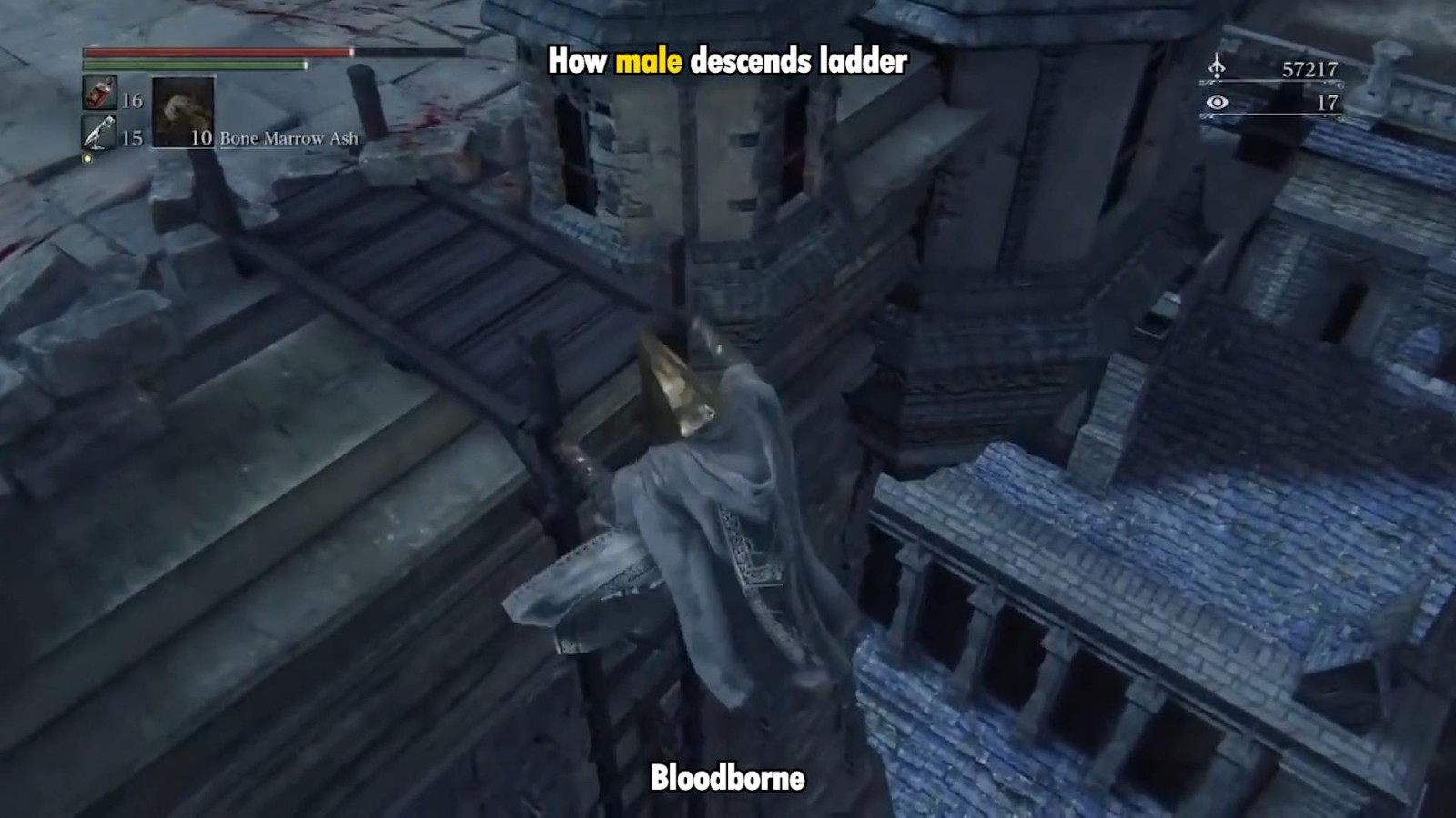 《星刃》與《血源》下梯子動(dòng)畫(huà)對(duì)比 女孩優(yōu)雅得體