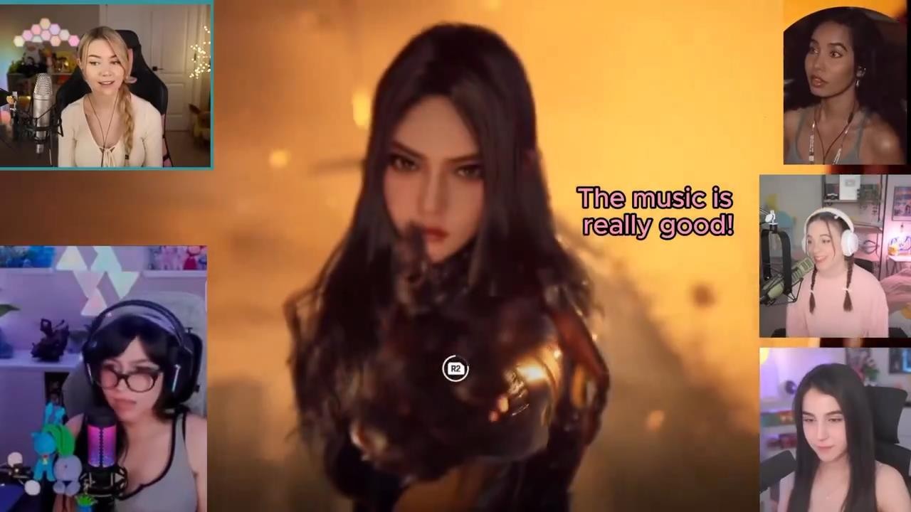 眾女主播觀看《星刃》開場動畫 驚呼女性角色驚艷！