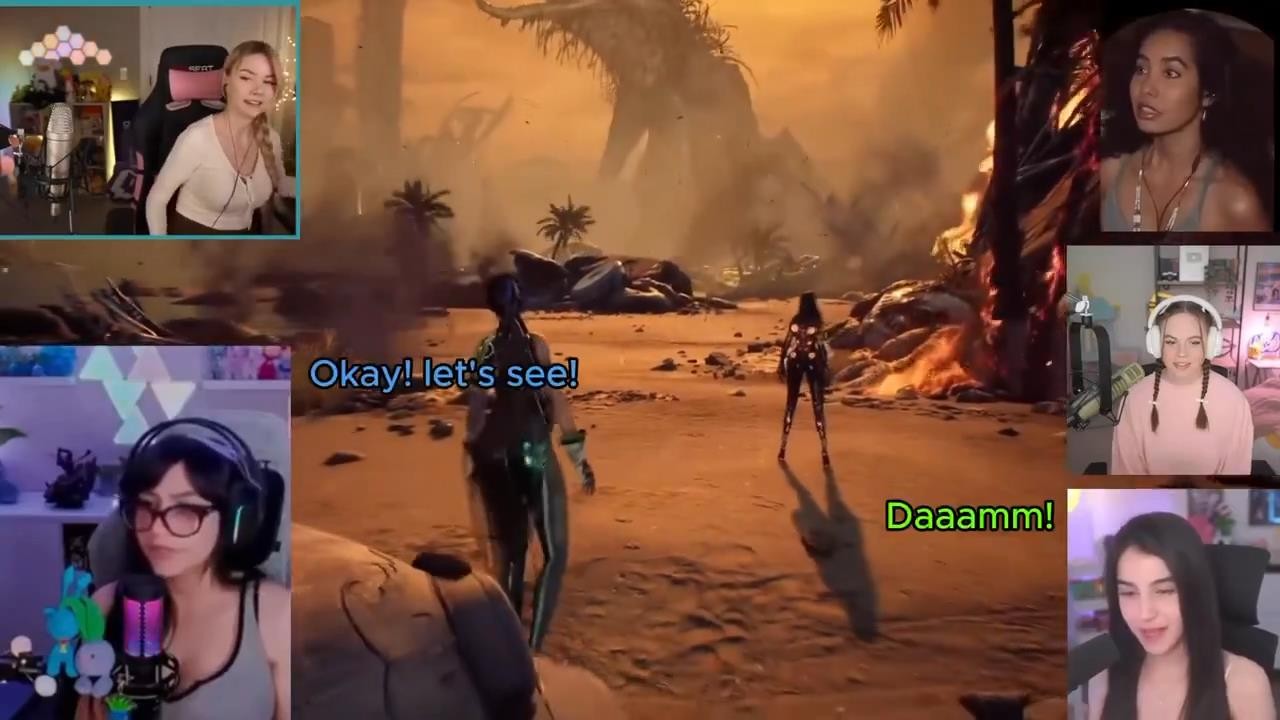 眾女主播觀看《星刃》開場動畫 驚呼女性角色驚艷！