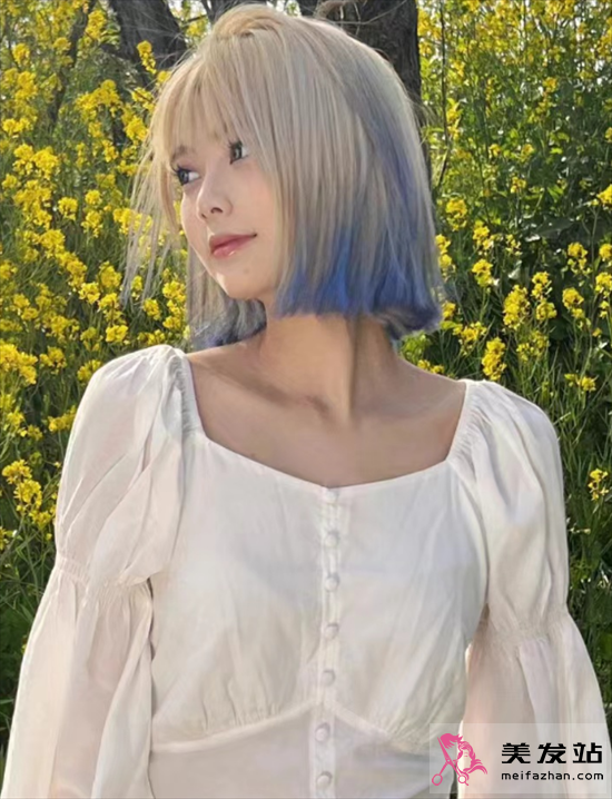 酷炫短發(fā)發(fā)尾染 時(shí)髦洋氣不挑人