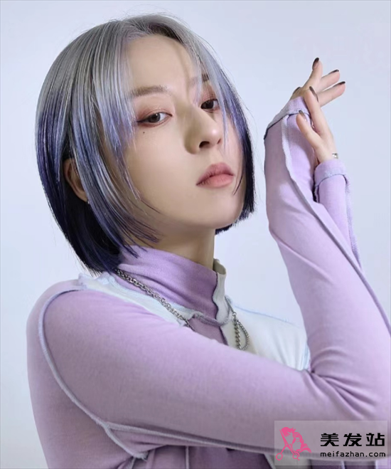 酷炫短發(fā)發(fā)尾染 時(shí)髦洋氣不挑人