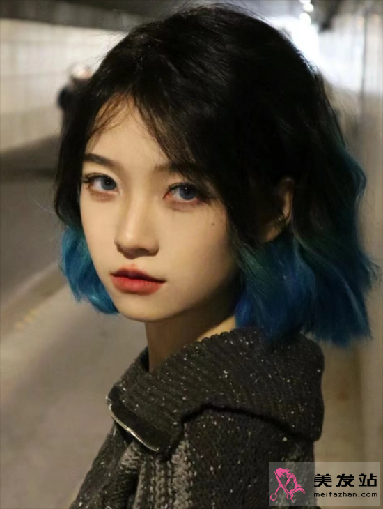 酷炫短發(fā)發(fā)尾染 時(shí)髦洋氣不挑人