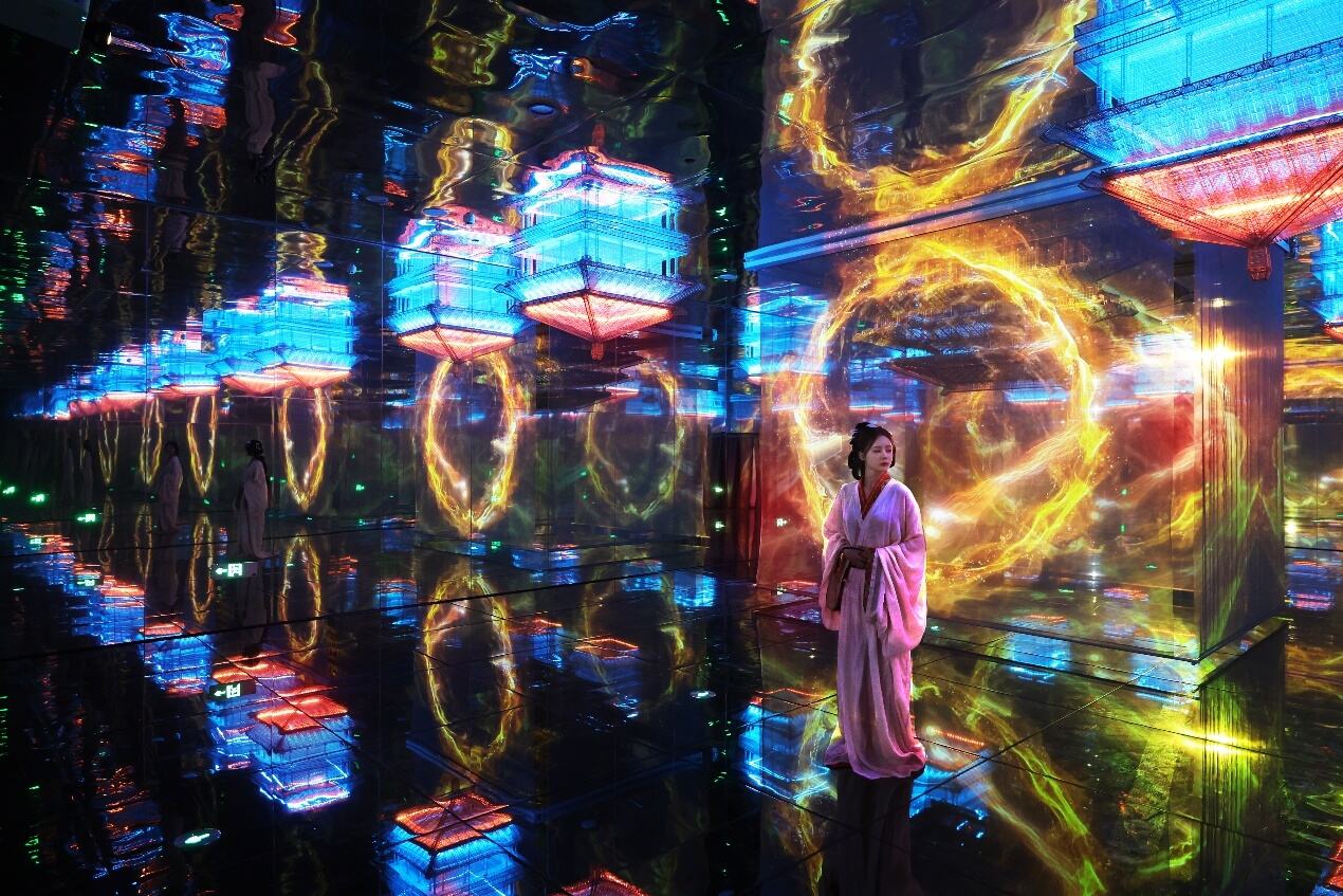 “秦時(shí)明月 夢(mèng)回咸陽”秦文化數(shù)字光影演藝空間“五一”亮相咸陽！