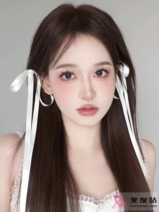 夏季流行發(fā)型推薦 浪漫仙氣絲帶發(fā)型