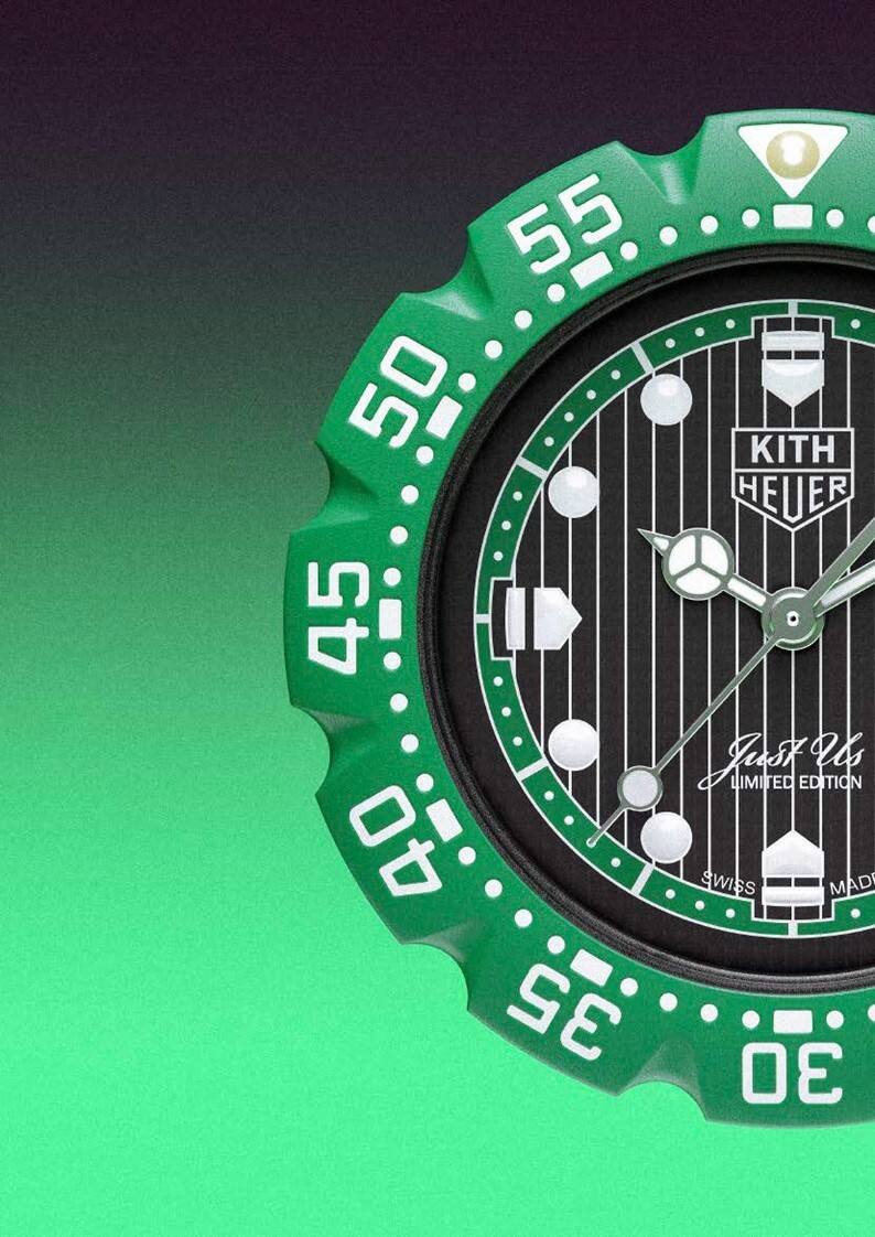 TAG HEUER泰格豪雅推出F1系列KITH聯(lián)名款 全新品牌合作助力“定義文化”的腕表煥新歸來
