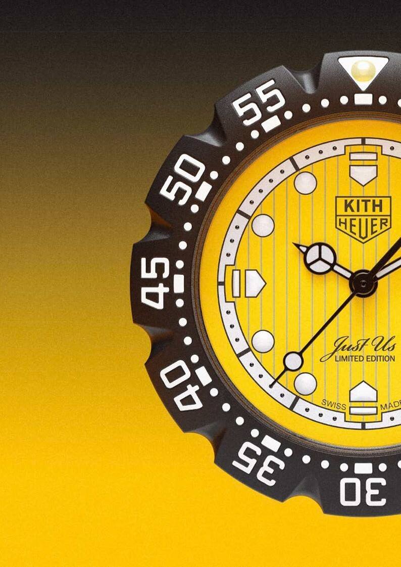 TAG HEUER泰格豪雅推出F1系列KITH聯(lián)名款 全新品牌合作助力“定義文化”的腕表煥新歸來