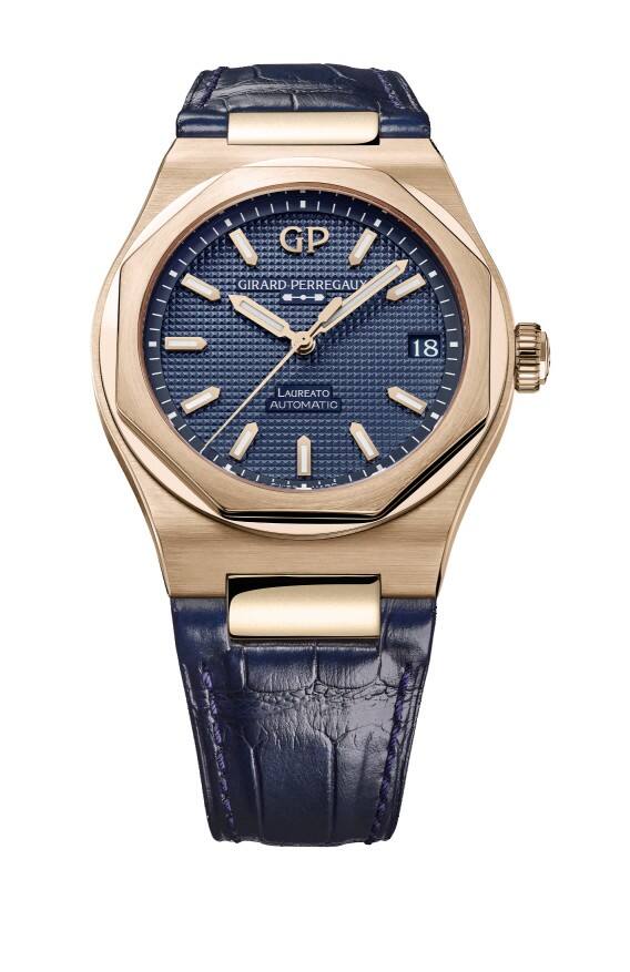 桂冠藝境，風采卓然——GP芝柏表Laureato桂冠系列全新推出42毫米玫瑰金芳草綠腕表及42毫米玫瑰金深海藍腕表