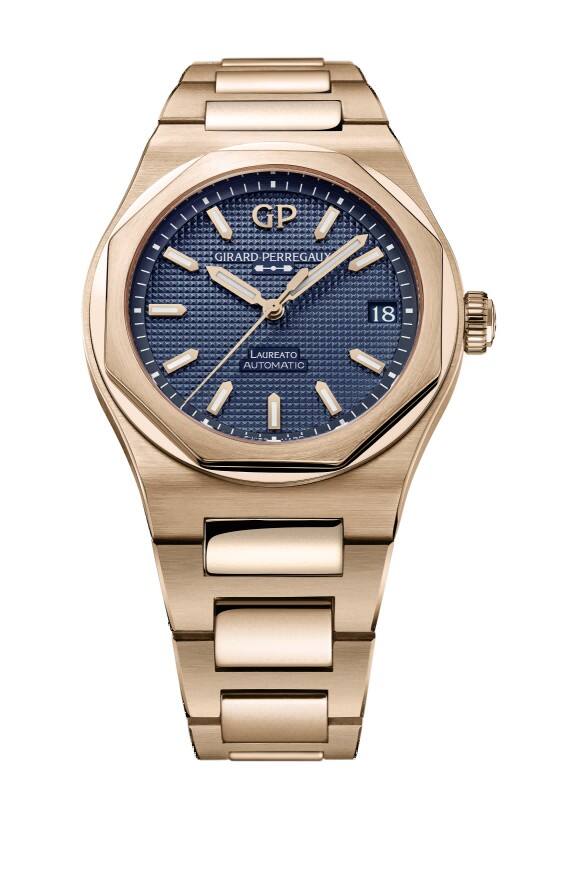 桂冠藝境，風采卓然——GP芝柏表Laureato桂冠系列全新推出42毫米玫瑰金芳草綠腕表及42毫米玫瑰金深海藍腕表