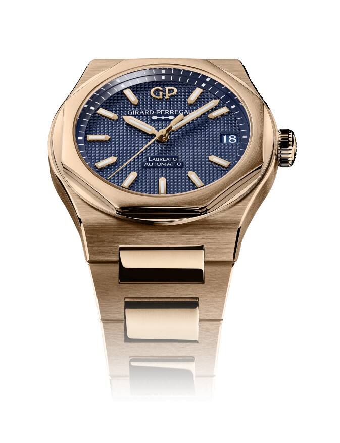 桂冠藝境，風采卓然——GP芝柏表Laureato桂冠系列全新推出42毫米玫瑰金芳草綠腕表及42毫米玫瑰金深海藍腕表