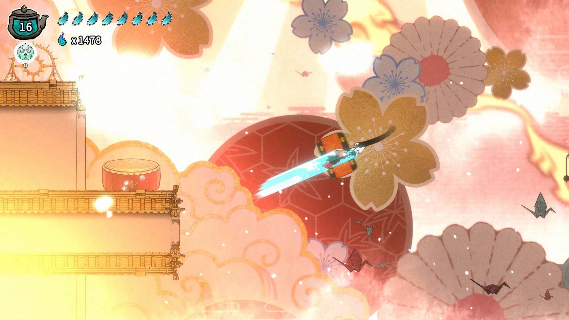 探索型2D和風動作《波與月夜之青蓮》亮相高能電玩節(jié) 全新中文預告