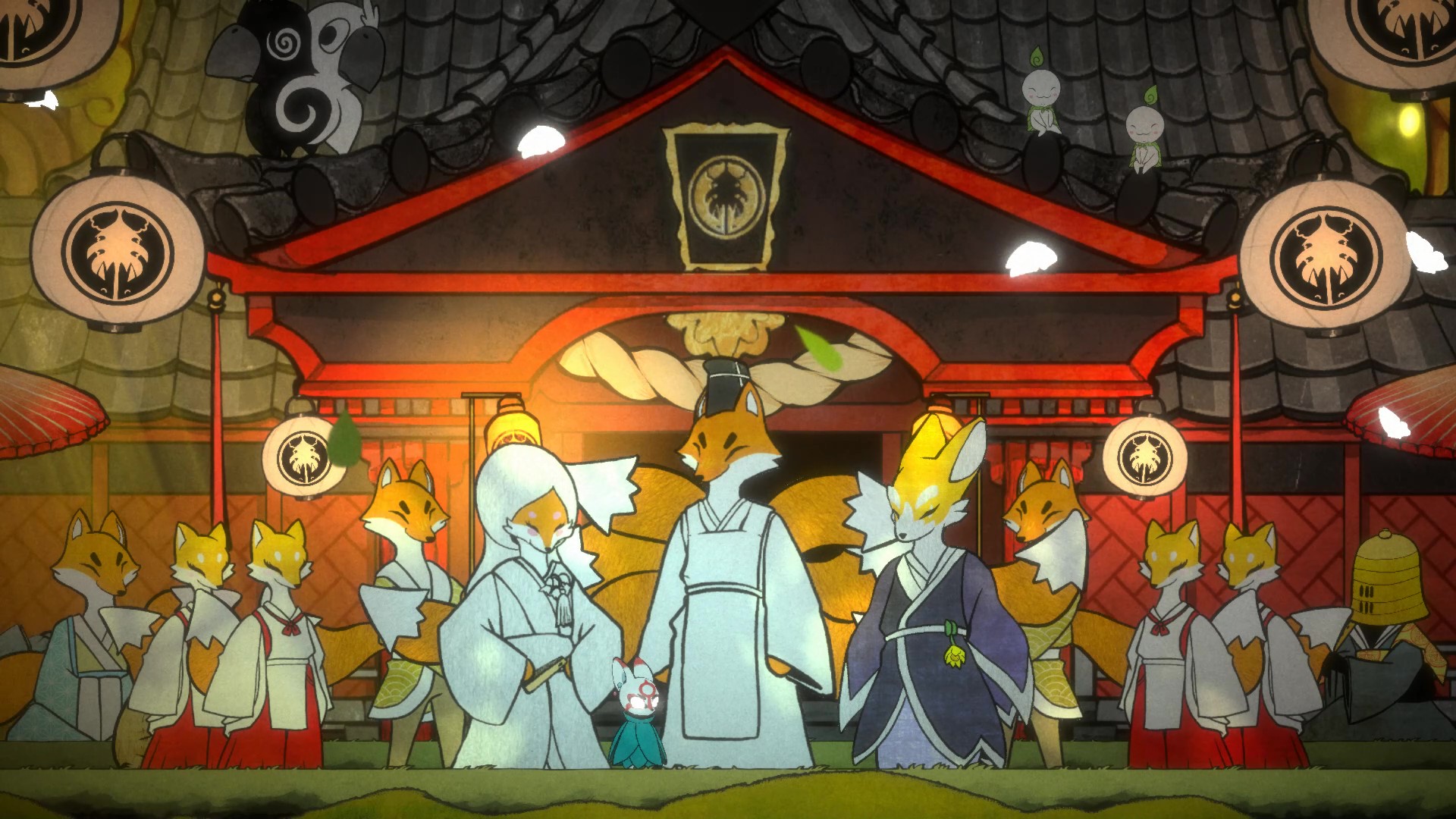 探索型2D和風動作《波與月夜之青蓮》亮相高能電玩節(jié) 全新中文預告