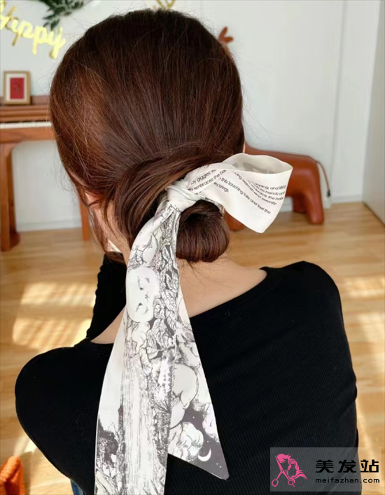夏季人氣絲巾發(fā)型 時(shí)髦洋氣巨好看