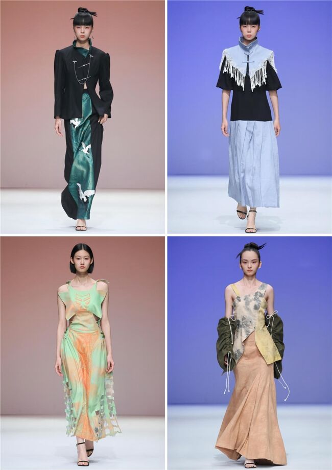 成都紡織高等?？茖W(xué)校服裝學(xué)院畢業(yè)設(shè)計(jì)作品亮相2024中國國際大學(xué)生時(shí)裝周