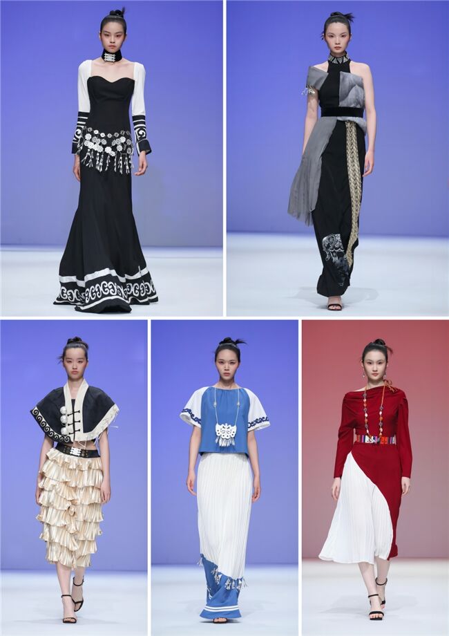 成都紡織高等?？茖W(xué)校服裝學(xué)院畢業(yè)設(shè)計作品亮相2024中國國際大學(xué)生時裝周