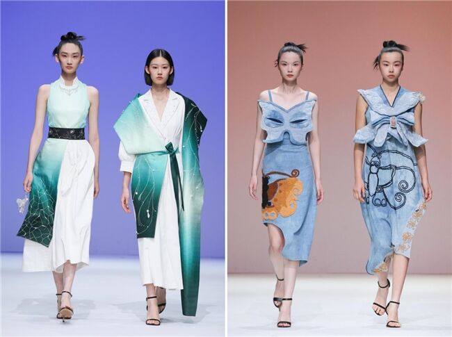 成都紡織高等?？茖W(xué)校服裝學(xué)院畢業(yè)設(shè)計作品亮相2024中國國際大學(xué)生時裝周