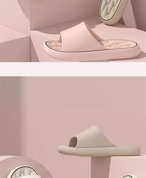 防滑不臭腳 厚底居家情侶拖鞋大促：券后僅需8.5元