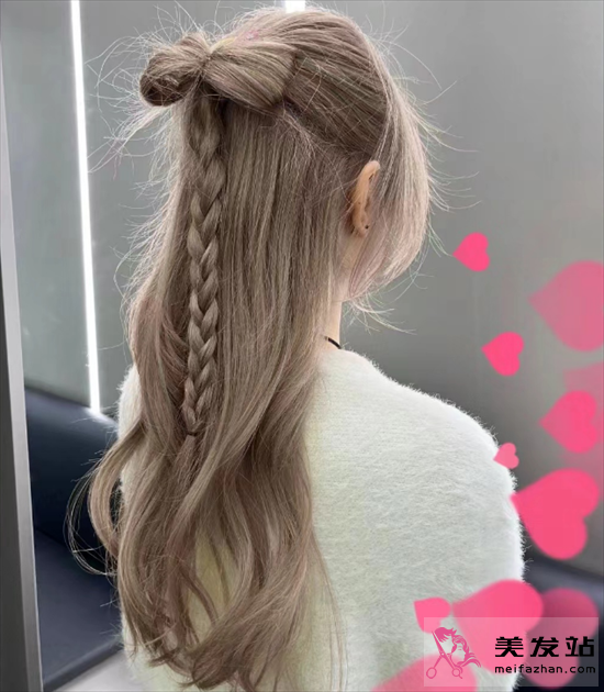 夏季長發(fā)半扎發(fā) 打造淑女文藝氛圍