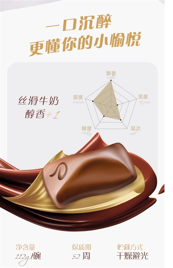 牛奶、黑巧兩種口味：德芙巧克力10.9元/碗抄底發(fā)車