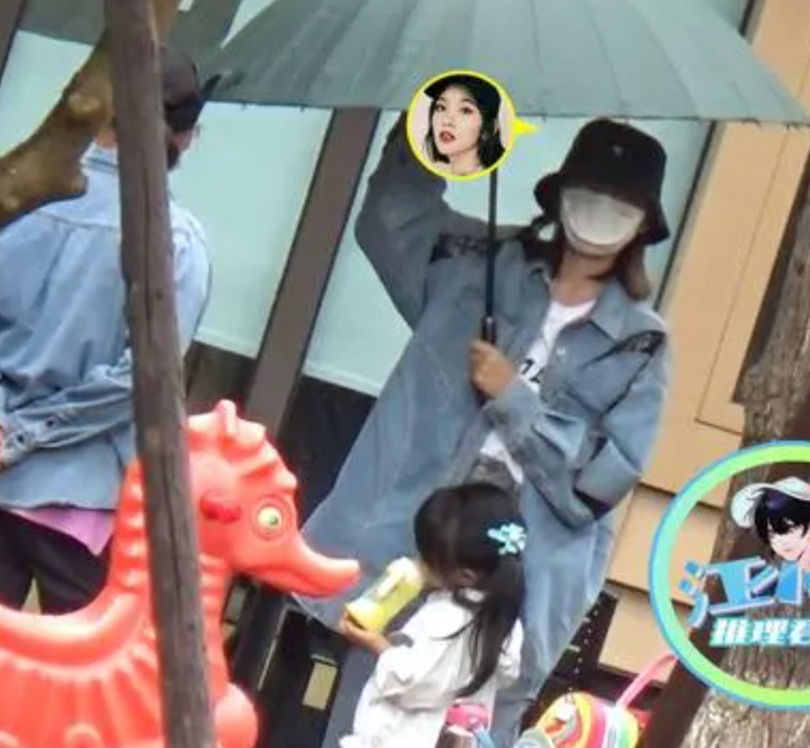 唐藝昕接女兒放學，張若昀4歲女兒近照 12