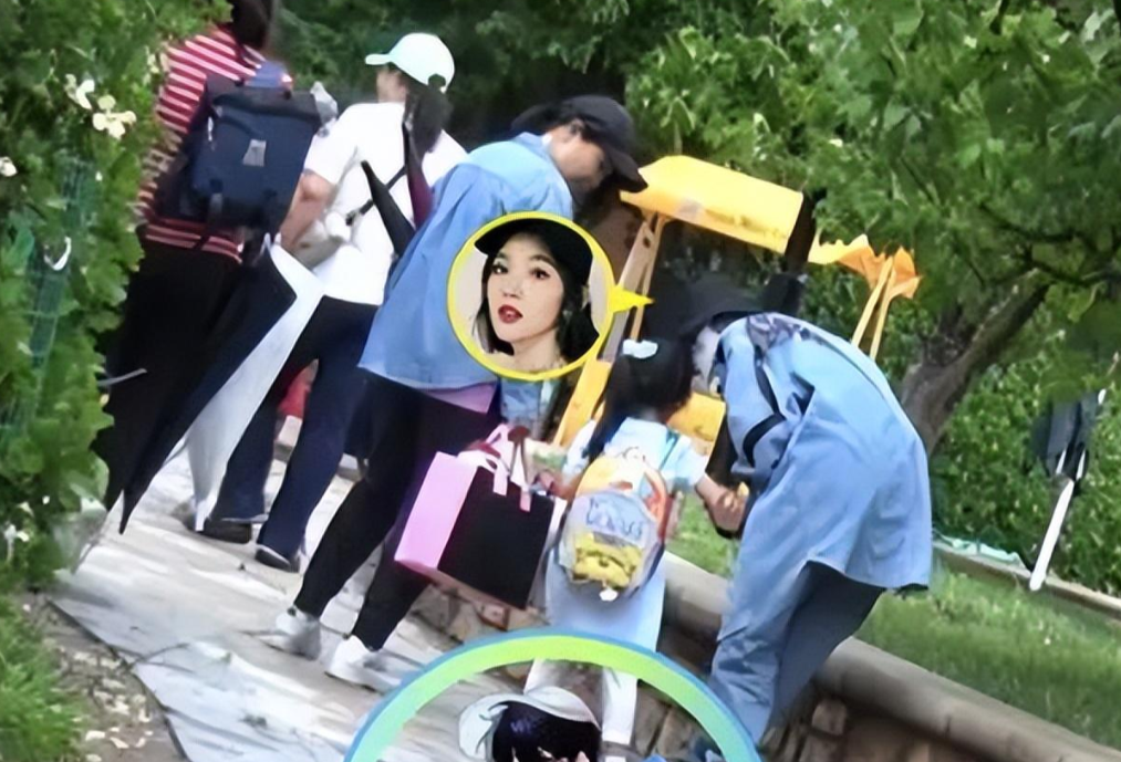 唐藝昕接女兒放學，張若昀4歲女兒近照 6