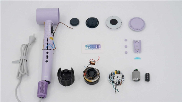 全部采用無刷電機 八款市售電吹風(fēng)拆解匯總