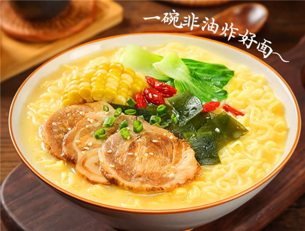 非油炸面餅+濃醇骨湯：五谷道場方便面10袋30.9元大促