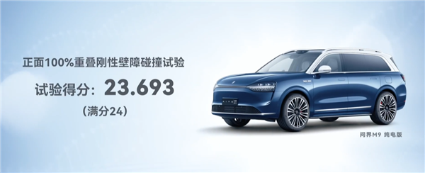 首款超五星！問界M9中汽研測試成績公布 余承東：不怕事、能避事