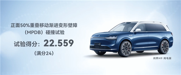 首款超五星！問界M9中汽研測試成績公布 余承東：不怕事、能避事