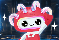 中國聯(lián)通吉祥物通通發(fā)布：超萌大眼AI機器人 頭戴中國結(jié)