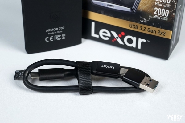 雷克沙ARMOR 700 1TB上手：硬核的三防移動固態(tài)硬盤
