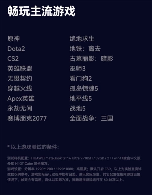 3999元！華為MateBook GT 14外接顯卡上架：AMD RX 7600M XT 秒變游戲本