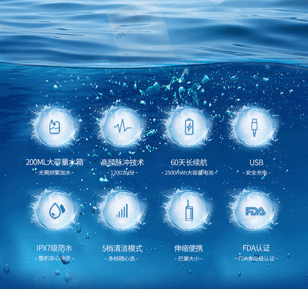 一次續(xù)航60天！惠齒h2智能水牙線大促：領(lǐng)210元券 89元到手