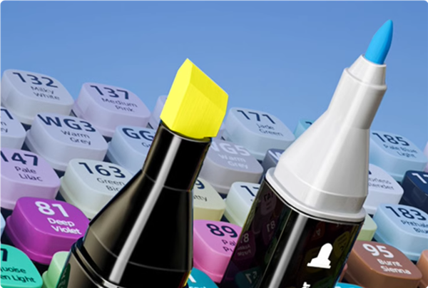 耐磨耐畫 色彩鮮艷 得力雙頭馬克筆官方發(fā)車：24支僅9元