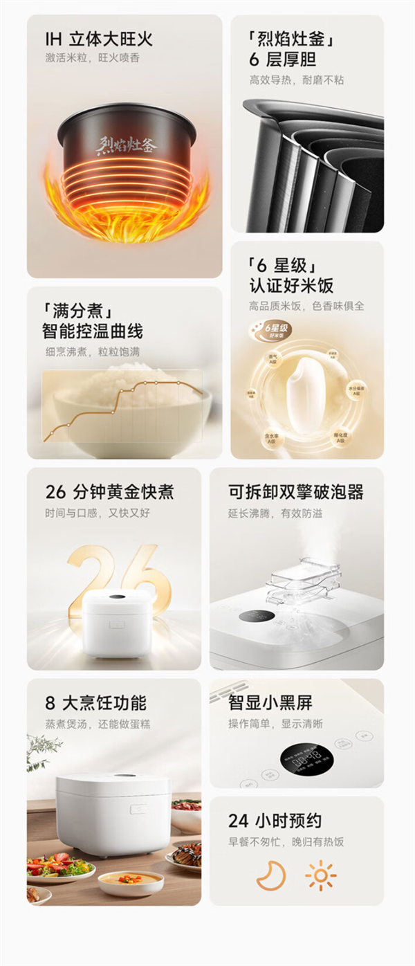 8年沉淀打造 普及IH技術(shù)！小米推出米家IH電飯煲S1：首發(fā)299元