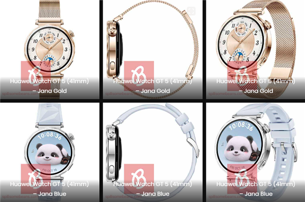 41mm/46mm雙尺寸：華為Watch GT 5智能手表渲染圖曝光！健康能力大提升