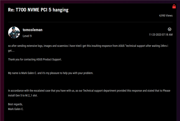 AMD X670E主板詭異Bug：PCIe5.0 SSD突然變PCIe1.0！死機無法啟動