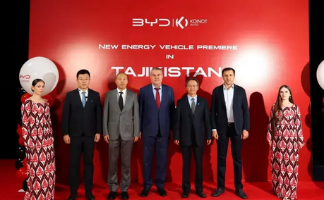 比亞迪正式進(jìn)軍塔吉克斯坦市場！現(xiàn)已遍布全球95個(gè)國家和地區(qū)