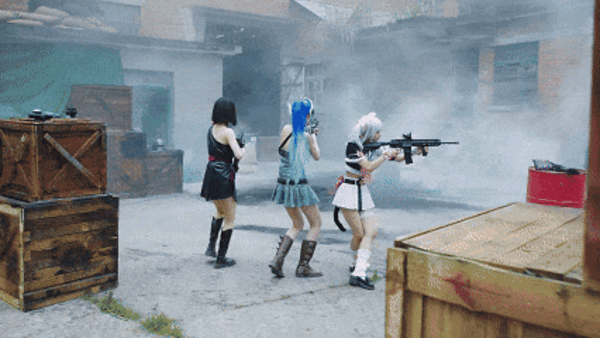 電競少女真人剛槍！《完蛋！我被美女包圍了！前傳》宣布聯(lián)動《和平精英》