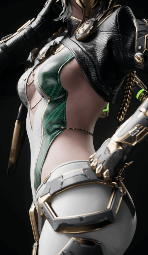 適合當(dāng)壁紙！《第一后裔》終極弗雷娜皮膚圖賞：身材超頂